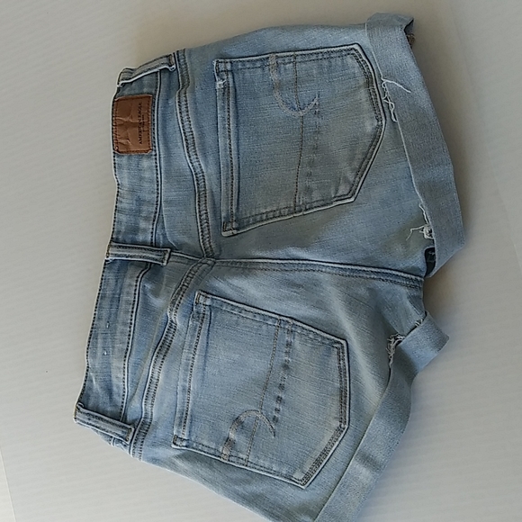 American Eagle Outfitters Hi-Rise Shortie Denim Short Sz 2 - Picture 3 of 9
